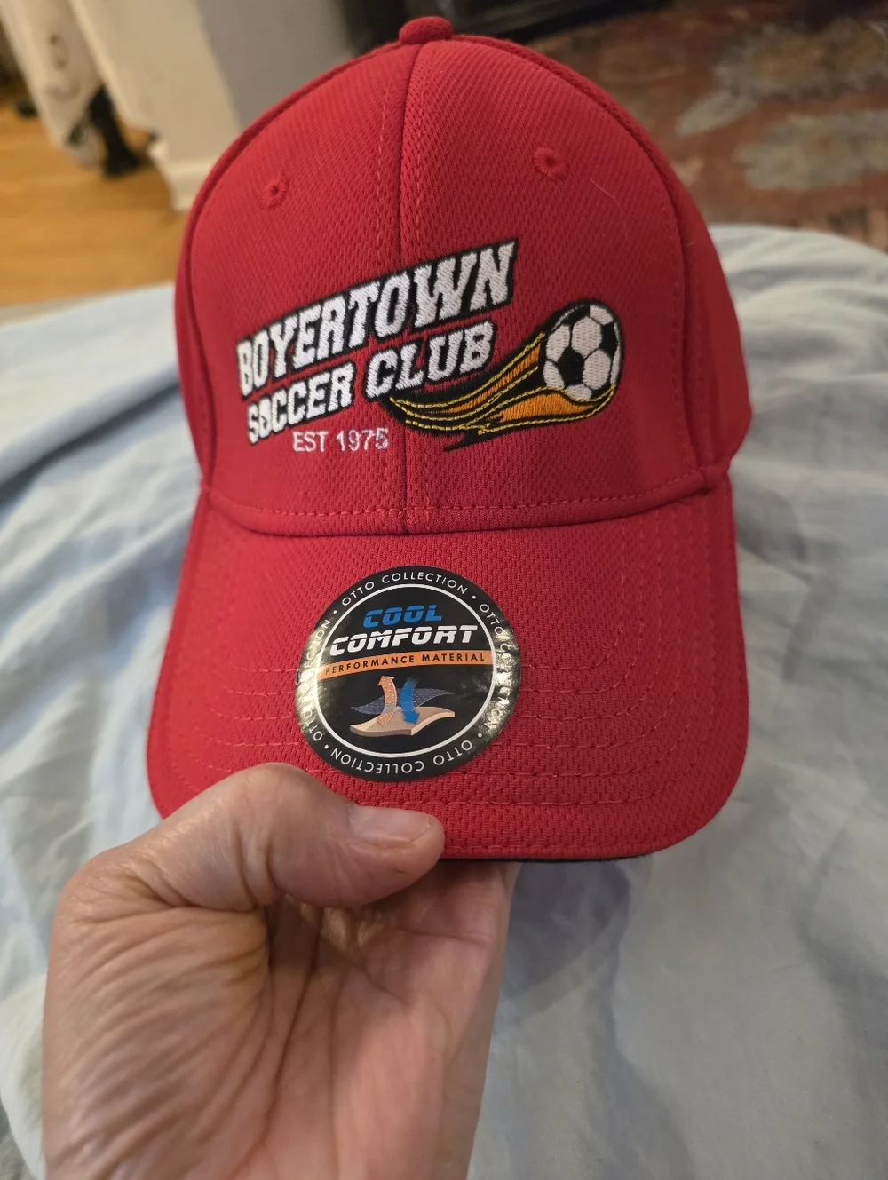 Red Performance Baseball Cap - Picture 2 of 7